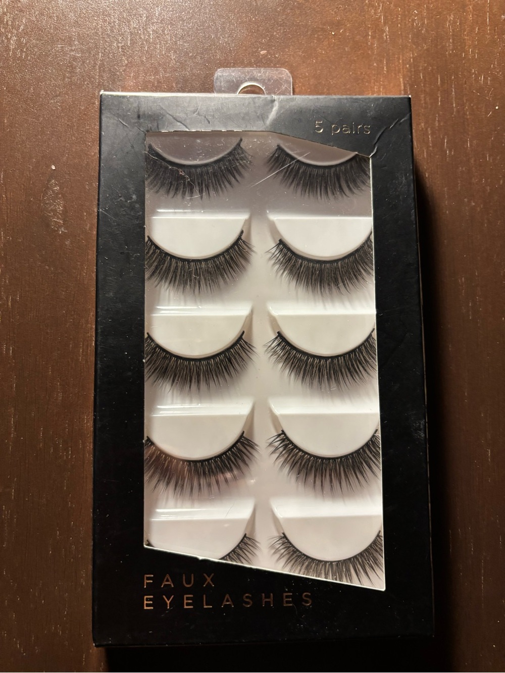 5 Pairs Faux Eyelashes Dramatic Full Lashes New